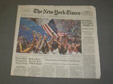 2019 JULY 8 NEW YORK TIMES - U.S WOMEN'S SOCCER TEAM WINS WORLD CUP picture
