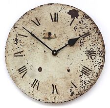 Round Grandfather/longcase iron clock dial Late 19th / early 20 century Original picture