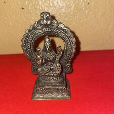 Antique Lord Ganesha Statue | Brass Sitting Ganesha Sculpture 4” picture