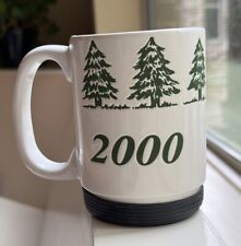 Shell Houston Open 2000 Coffee Mug Y2K Made in USA White Green EUC 16 Ounces picture