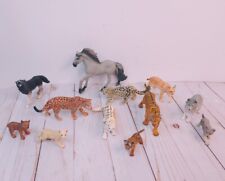 Schleich Papo Animal Figure Lot of 12 Horse Tiger Baby Leopard Wolf Baby Bear  picture