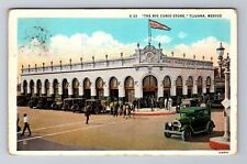 Tijuana-Mexico, the Big Curio Store, Advertising, Antique Vintage Postcard picture