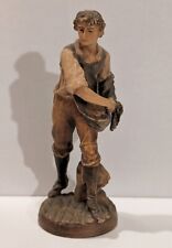 rare P. Maeder Lucerne sower carved figurine - missing fingers picture
