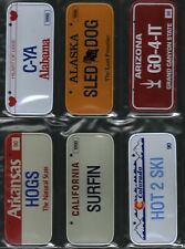 1990 Post License Plate complete set of 50 picture