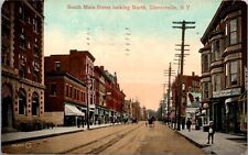 Postcard South Main Street Looking North in Gloversville, New York picture