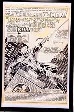Uncanny X-Men #123 pg. 1 John Byrne 11x17 FRAMED Original Art Print Spider-Man picture