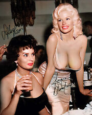 Jayne Mansfield Sophia Loren signed 8.5x11 Signed Photo Reprint picture