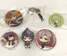 Prince of Stride Alternative, Saisei Lot of 6 Character Items, Keychains Buttons picture