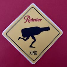 Rainier Beer Wild Running Vitamin R Vinyl Sticker 3” Brewery Classic Seattle WA picture