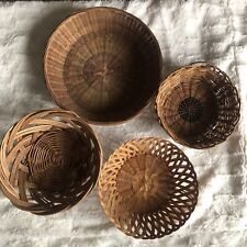 Baskets, Lot of 4, great for table Serve ware, patio, bbq, poolside picture
