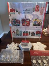 Hallmark Keepsake Snowflake Ornament Stands, Three With Five Hooks Each NEW picture