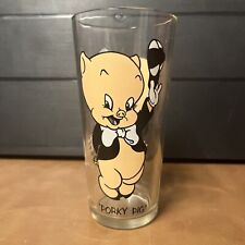 Porky Pig - 1973 Pepsi Looney Tunes 10oz LUN Federal Collector Series Glass RARE picture