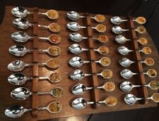 New England Collector Society  Vinatge Disney Spoon full set w/original display picture