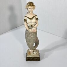 Unique Vintage Mermaid 10 Inch Figurine, Elegant Design picture