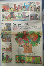 Hanna-Barbera Sunday Pages + Game Ad  from 9/11/1966 Full Page Size picture