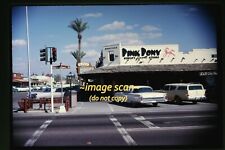 Cars at Pink Pony in Scottsdale, Arizona in early 1960s, Unbranded Slide h15b picture