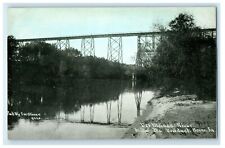 c1910's Des Moines River Below The Viaduct Boone Iowa IA Antique Postcard picture