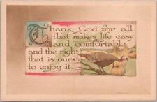 c1910s GIBSON THANKSGIVING Postcard 