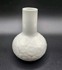 Vintage Porcelain Thomas Rosenthal Germany White Daisy Flower Bud Vase 4” picture