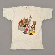 VTG Walt Disney World Epcot Center Mickey & Minnie Mouse Woman’s T Shirt XL 1982 picture