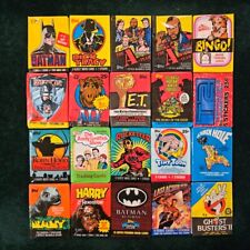 20 Pack Vintage Lot of Non-Sport Trading Card Factory Sealed Batman, A-Team, ALF picture