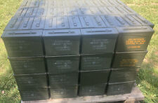 (160) 30 CALIBER AMMO CAN SMALL M19A1 7.62MM NICE AIRTIGHT STORAGE BOX PALLET picture