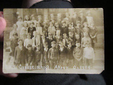 1924 CROUSE SCHOOL PHOTOGRAPH AKRON, OHIO POSTCARD  BBA40 picture
