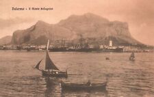 Vintage Postcard 1910's Monte Pellegrino Mountain Hill Panorama Palermo Italy picture