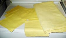 Vintage Yellow Cotton Tablecloth 82