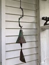 Vintage Signed Cosanti Originals Bronze Windbell 45” Total w/ Bell 5.5” picture