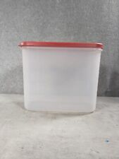 VINTAGE RUBBERMAID CONTAINER 3.8 LITER 16.2 Cups With Red Lid picture