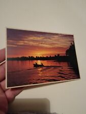 Vintage Postcard Post Card VTG Photograph Fishing In Minnesota picture