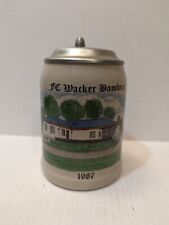 Vintage Germany 95% ZINN Lidded Beer Stein 