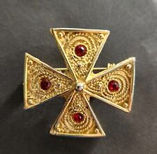 Vintage Mid Century Lidz Maltese Cross Rare 1.5 In  By 1.5 In Smoke Free Home picture