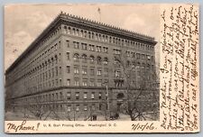 US Govt Printing Office Washington DC Used Undivided Vintage Postcard picture