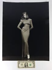 VTG LAUREN BACALL By GEORGE HURRELL Large Duotone Photo Art Seymour Stein Estate picture