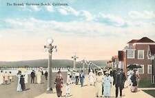 Vintage Postcard The Strand Boardwalk Hermosa Beach California picture