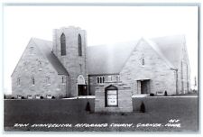 c1950's Zion Evangelical Reformed Church Garner Iowa IA RPPC Photo Postcard picture
