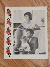 RARE President 1959 John F Kennedy &  Jacqueline Kennedy Official Christmas CARD picture