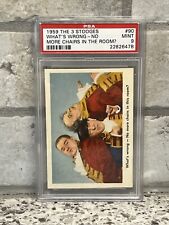 1959 Fleer The 3 Three Stooges #90 What's Wrong - No Chairs... PSA 9 MINT picture