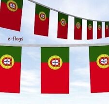 10 20 50 100 Metre's Euro 2024 Portugal Portuguese Eurovision Party Flag Bunting picture