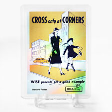 CROSS ONLY AT CORNERS Art Trading Card 2023 GleeBeeCo Holo History #CWF8 picture