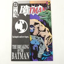 Batman 497 1st Print Knight Fall 11 Bane Breaks Batman Back DC Comics 1993 VF/NM picture