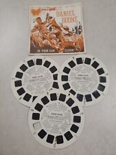 Daniel Boone Four Leaf Clover B479 TV Show view-master 3 Reels Packet 1 damaged  picture