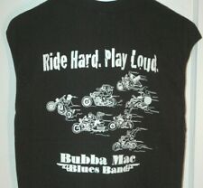 Rare BUBBA MAC BLUES BAND T Shirt CONCERT Atlantic City New Jersey MOTORCYCLE  picture