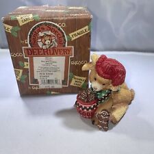 1994 Enesco Santa's Special DEERLIVERY Ginger figurine Original Box Christmas picture