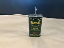 NOS Full Uncut RARE Freedom Valvoline Household Oil Can Lead Top Handy Oiler 3oz picture