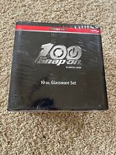 New Snap-on Tools 100th Anniversary 10 oz Glassware Set Four 10 Oz Glasses picture