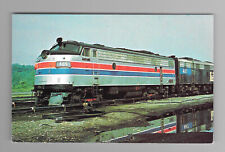 Amtrak 489 Locomotive Train at Harmon, NY Aug. 9 1978 Postcard picture