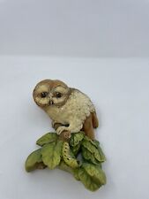 Bossons Owlet Owl Chalkware Wall Figurine Congleton England 1965 Vintage 8.5” picture